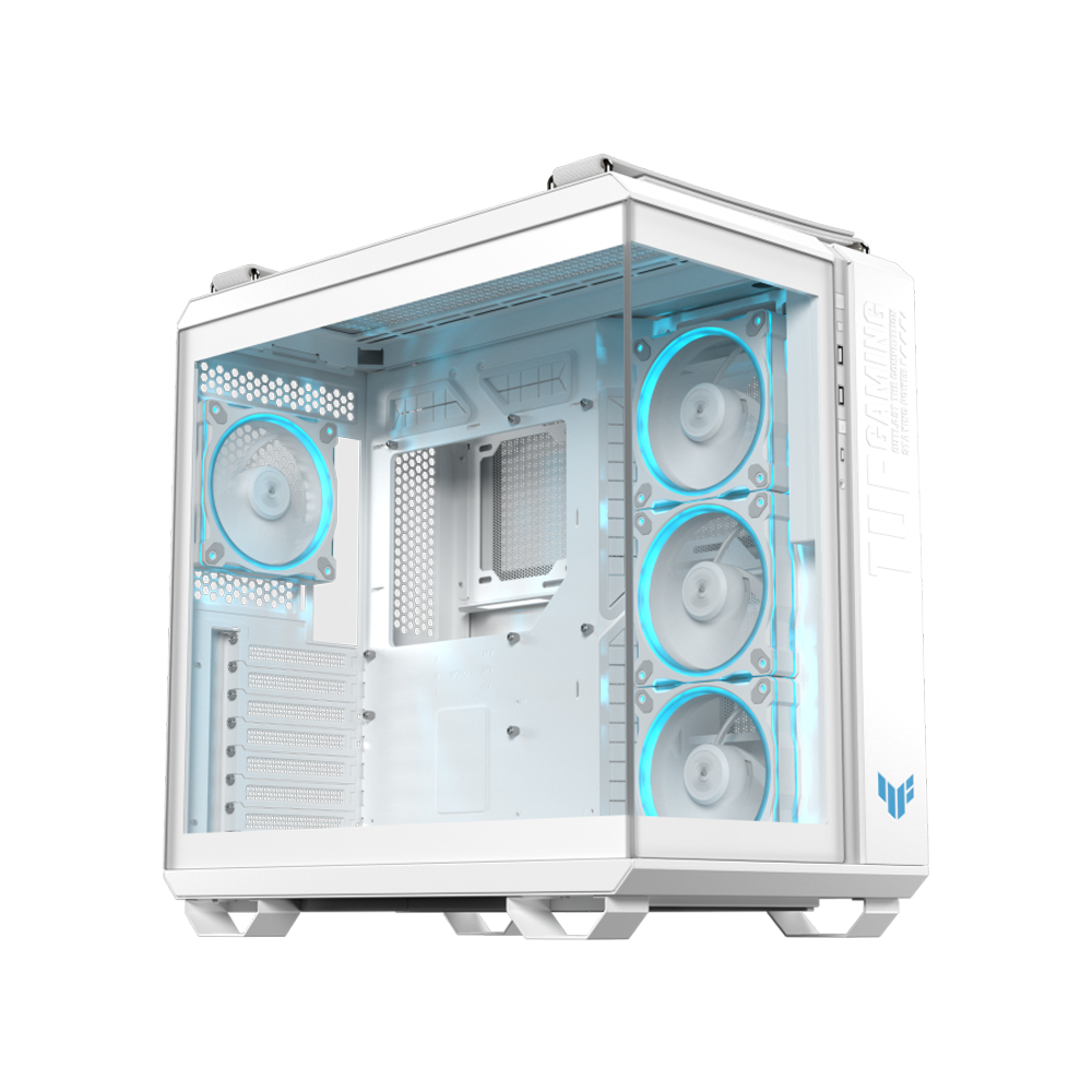 ASUS TUF Gaming GT502 Horizon Panoramic ATX Case - White