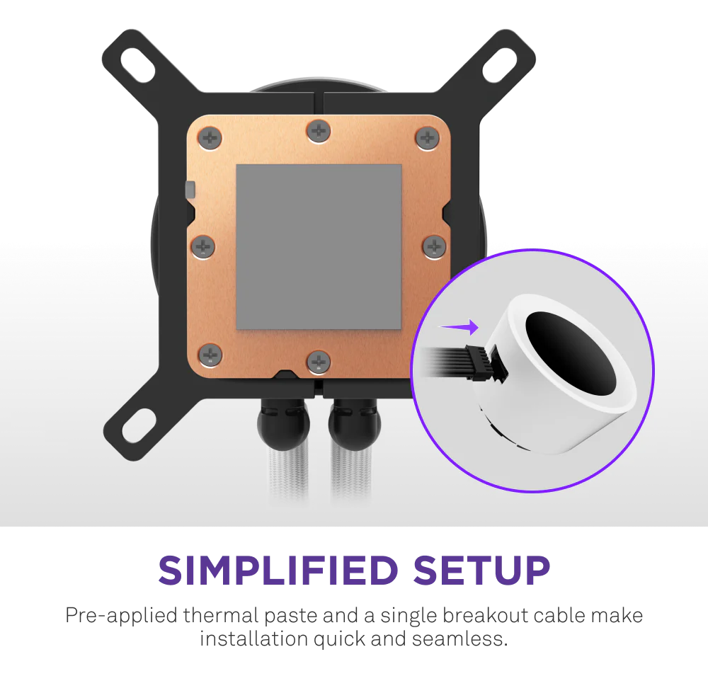 NZXT Kraken 360 RGB V2 360mm AIO Liquid Cooler - White