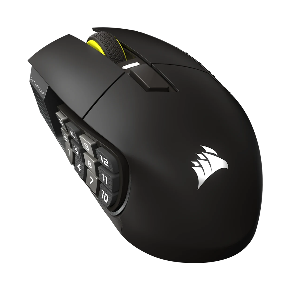 CORSAIR SCIMITAR ELITE Wireless SE MMO Gaming Mouse Gun Metal (AP) - Black