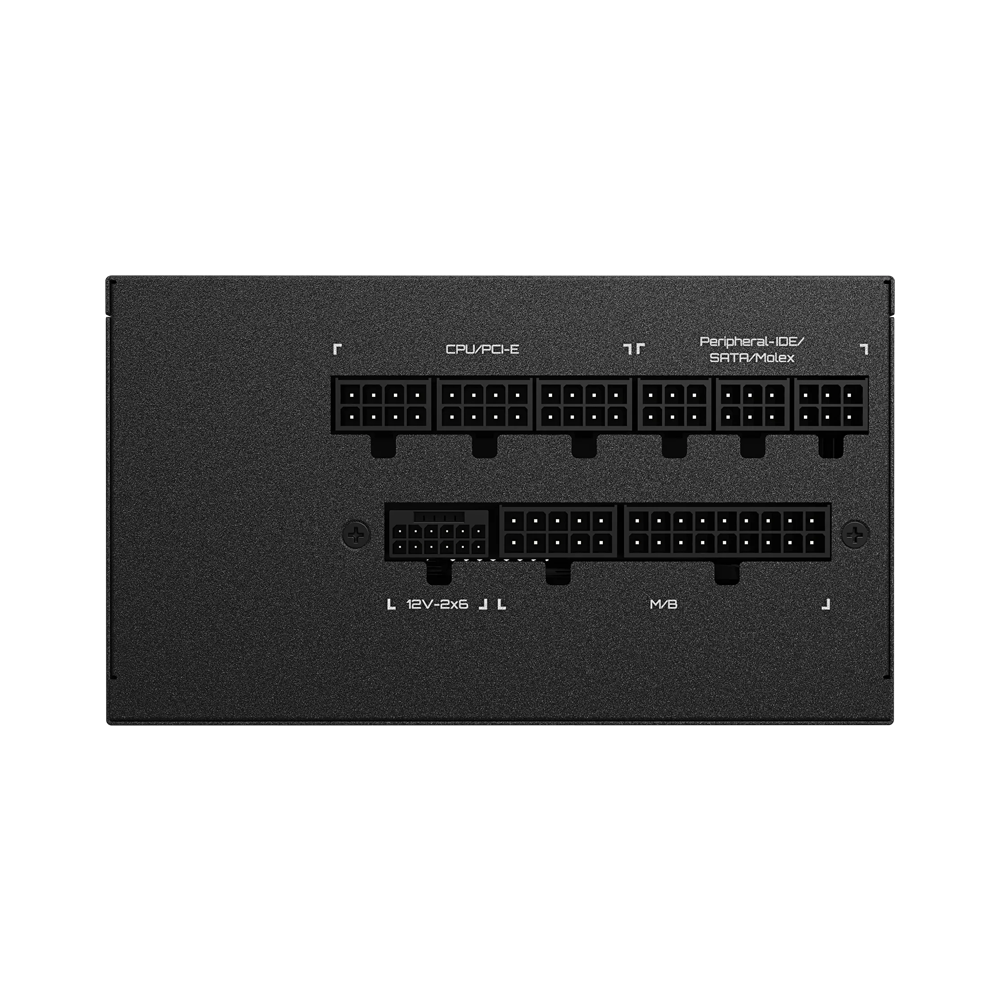 GIGABYTE UD850GM 850W PG5 V2 Fully modular PCIe 5.1 ATX 3.1 80 Plus Gold Power Supply - Black