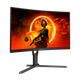AOC CQ27G3Z 27 Inch 240Hz QHD HDMI 2.0 0.5ms Curved Gaming Monitor - Black