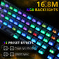 ATTACK SHARK X65 HE Magnetic Switch Wired Gaming Keyboard - Starlight Black