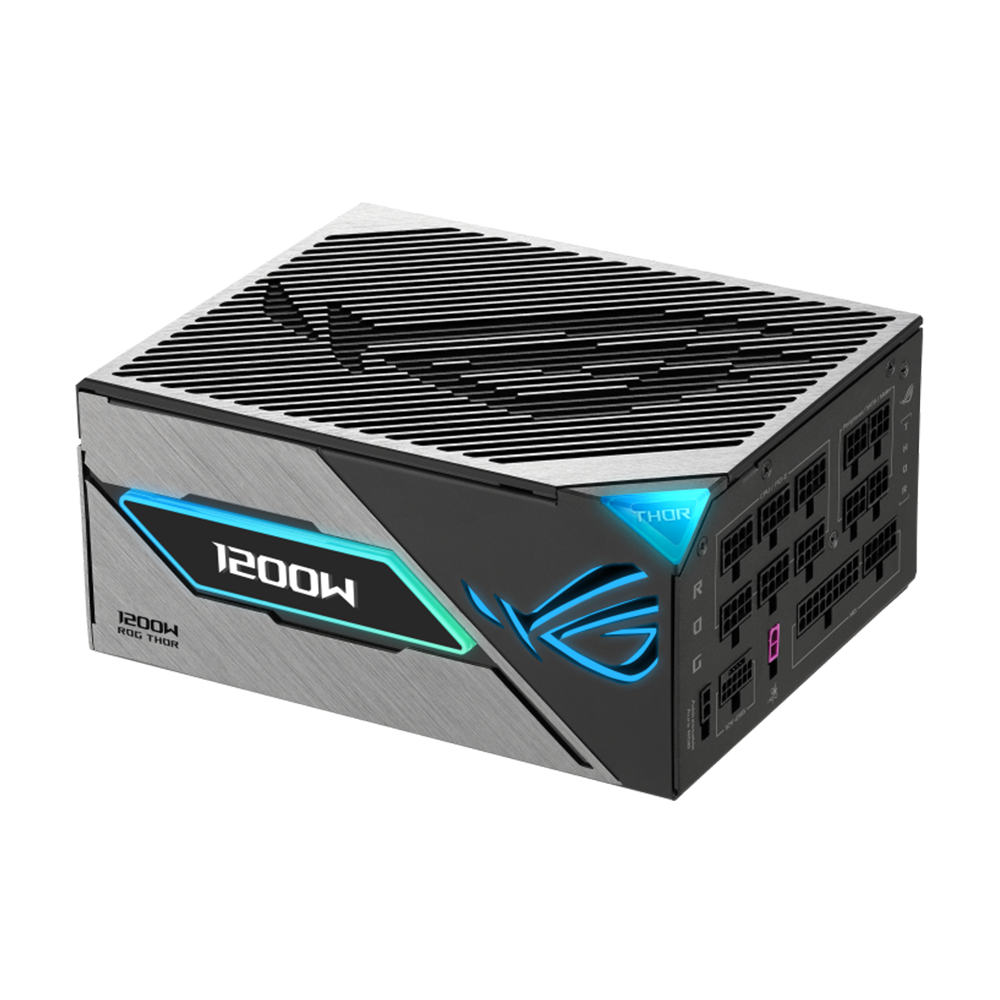 ASUS ROG THOR 1200W Platinum III 80 Plus Platinum ATX 3.1 PCIe GEN 5 Power Supply Unit- Black