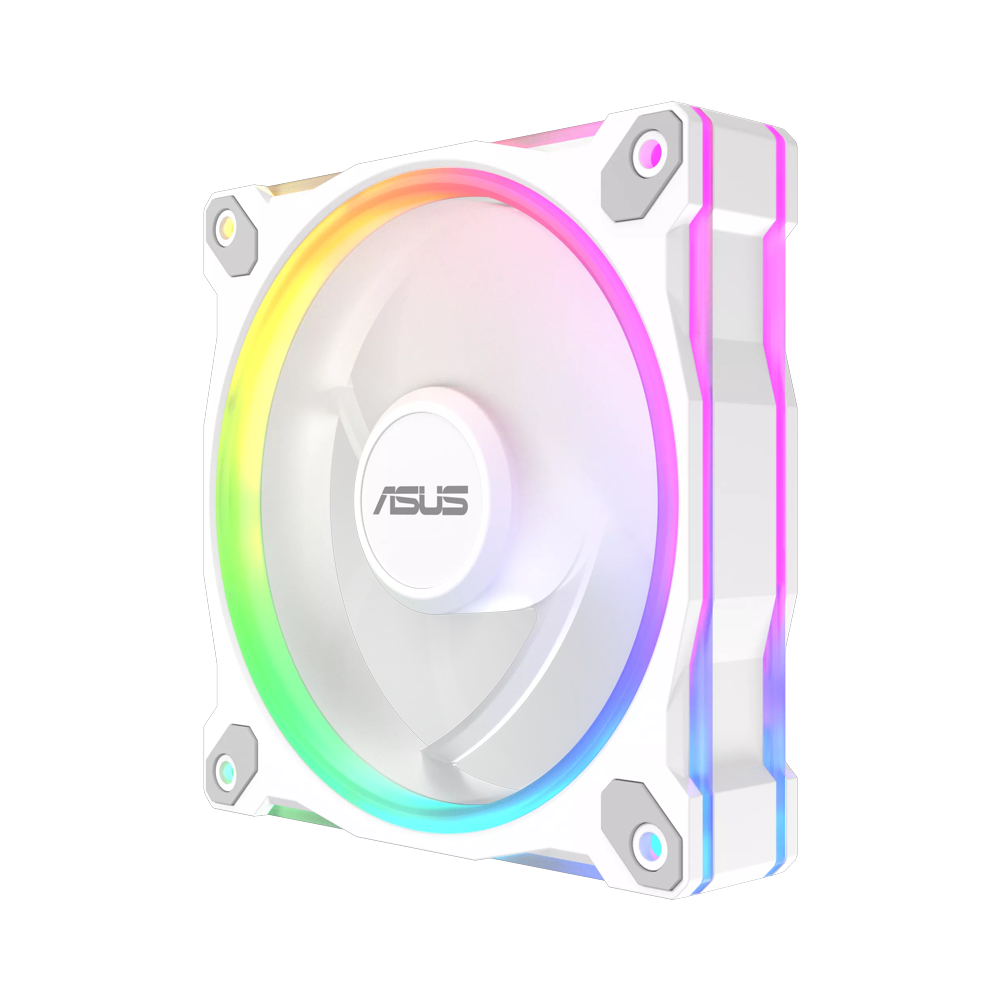 ASUS Prime MR120 ARGB Reverse Single Pack Fan - White