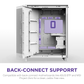 NZXT H9 Flow RGB (2025) Dual-Chamber Mid Tower Case With RGB Fans - All White