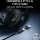 RAZER Kraken V4 X Wired Gaming Headset - Black