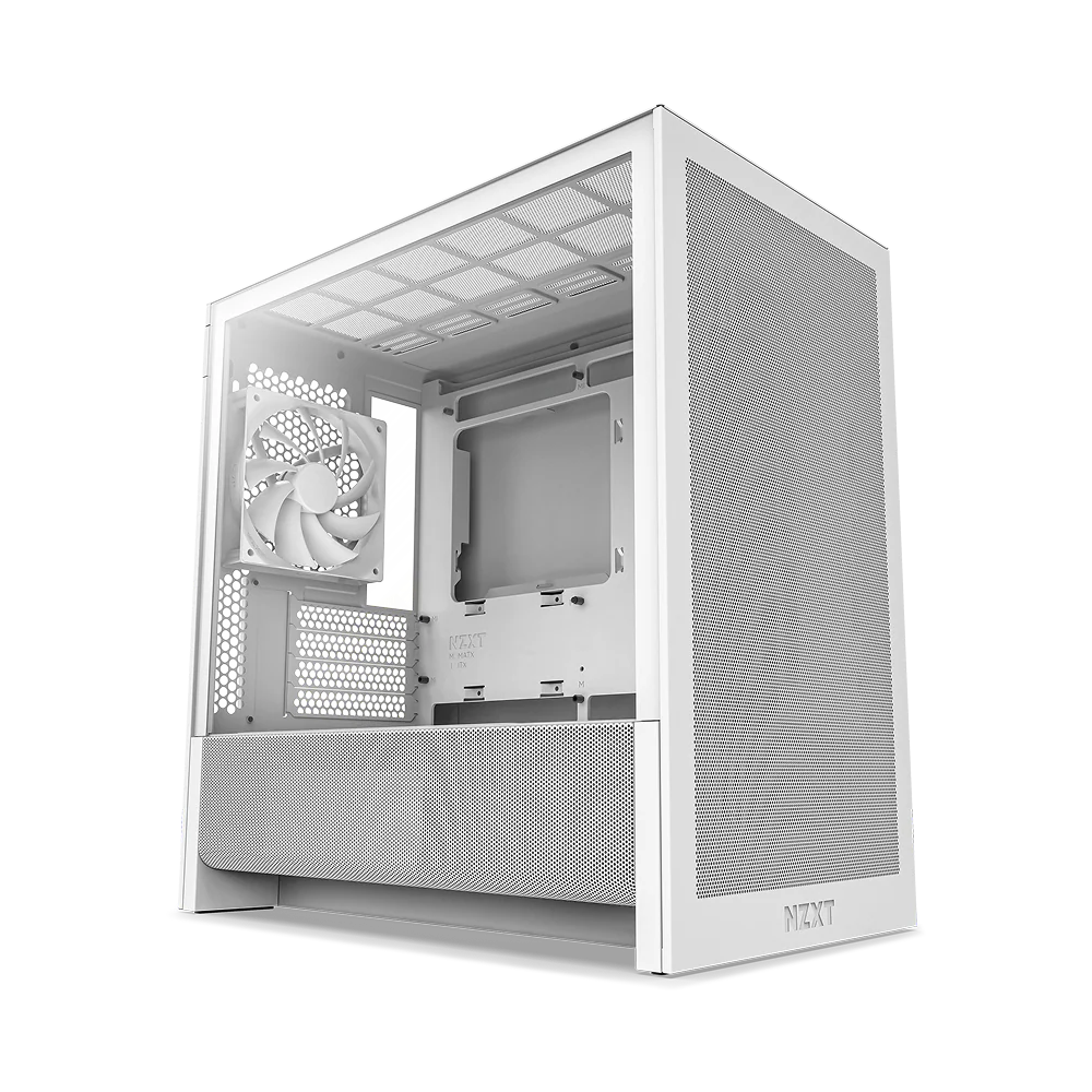 NZXT H3 Flow (2025) micro-ATX Mid Tower Case - All Black