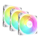 ASUS TUF GAMING TR120 ARGB Reverse Triple Pack Case Fan - White