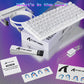ATTACK SHARK R82HE Magnetic Switch Mechanical Wired Gaming Keyboard - White