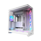 NZXT H9 Flow RGB+ (2025) Dual-Chamber Mid Tower Case With RGB Fans & Control Hub - All White