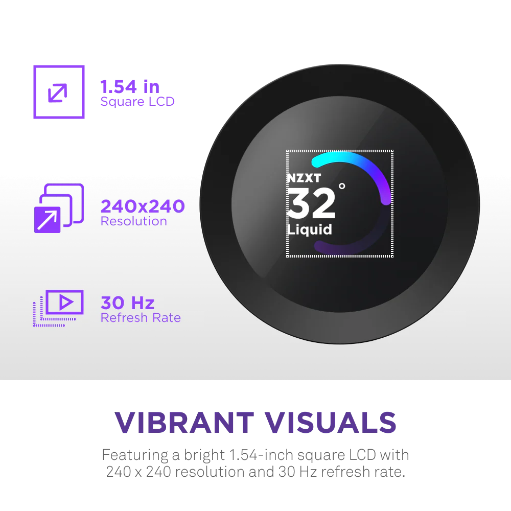 NZXT Kraken 360 RGB V2 360mm AIO Liquid Cooler - Black