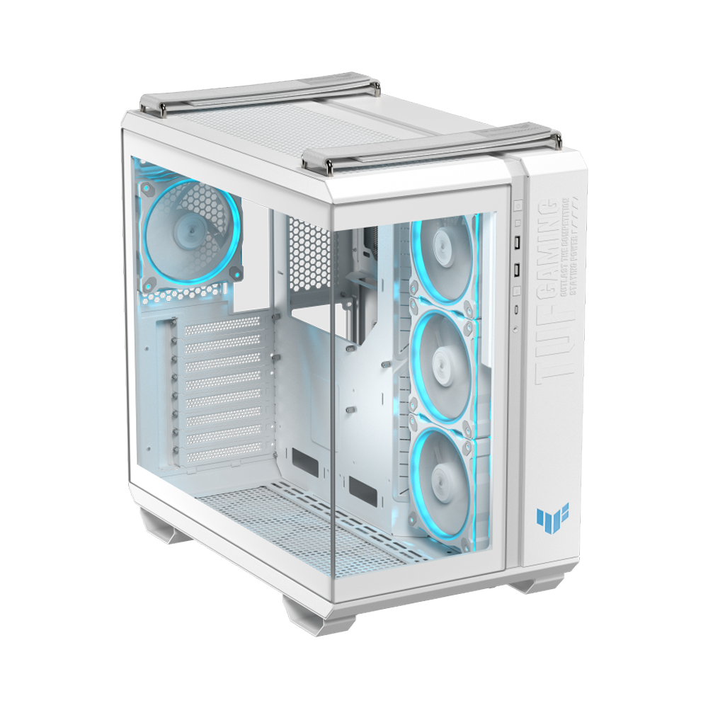 ASUS TUF Gaming GT502 Horizon Panoramic ATX Case - White