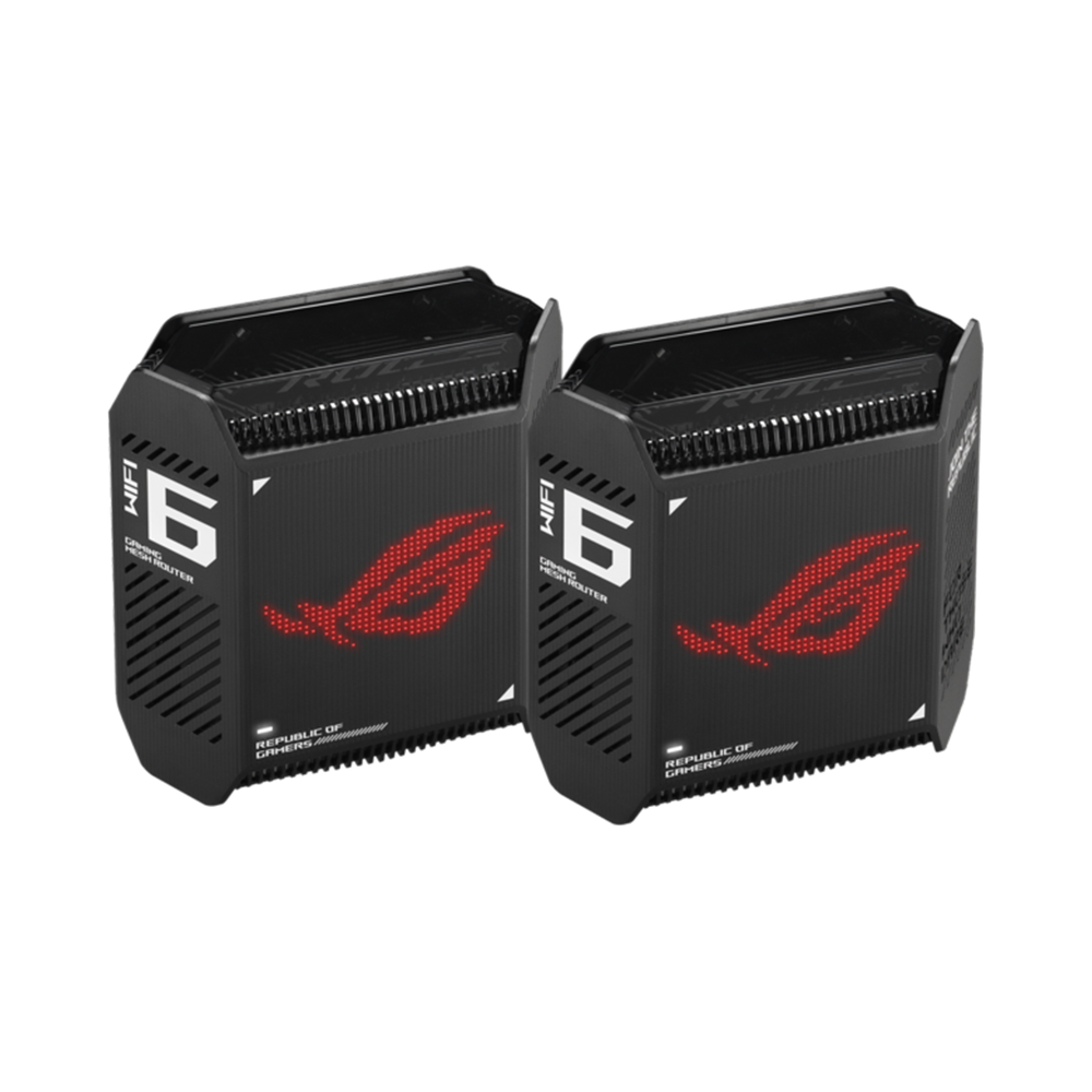 ASUS ROG Rapture GT6 Whole Home Mesh Wi-Fi 6 2-Pack System - Black