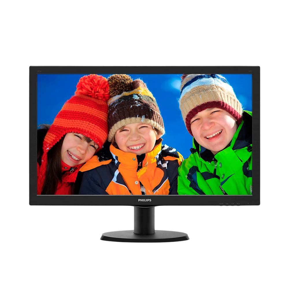 PHILIPS 24 Inch FHD 60Hz 243V5QHABA Gaming Monitor - Black