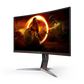 AOC C24G2 24 Inch 165Hz FHD Curved Gaming Monitor - Black