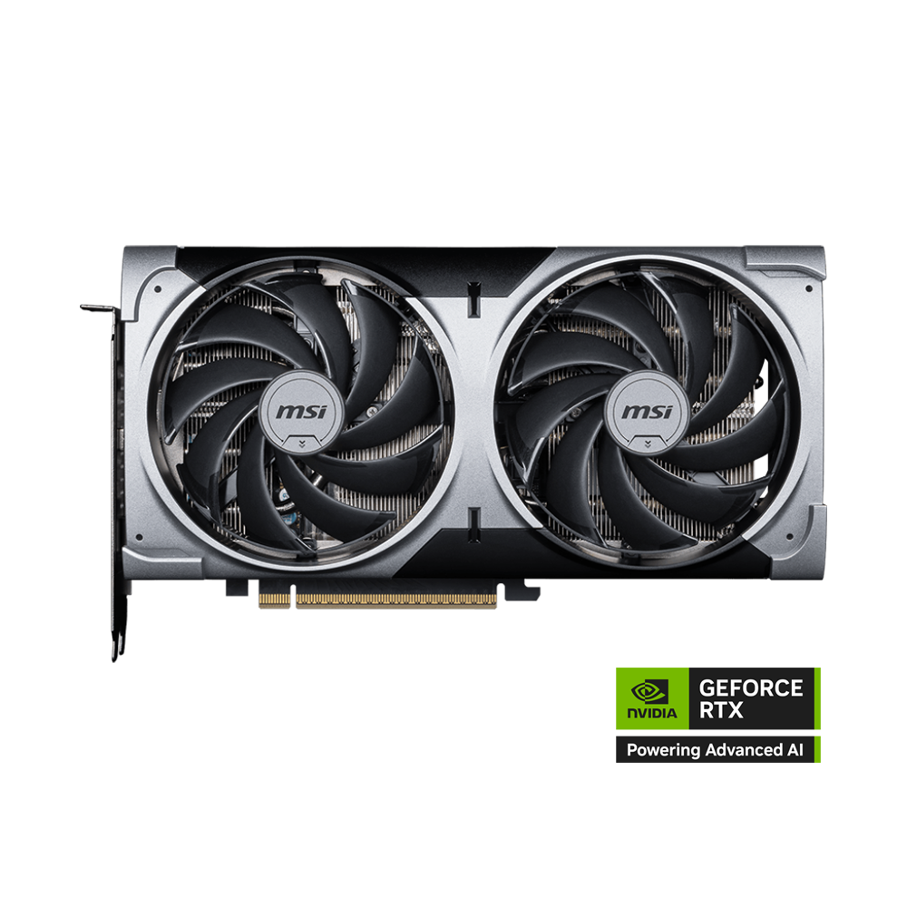 MSI Nvidia GeForce RTX 5070 12GB VENTUS 2X OC Graphics Card - Black