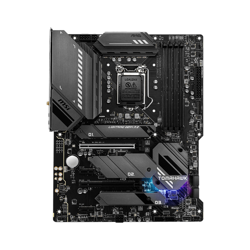 MSI MAG Z590 TOMAHAWK WIFI DDR4 ATX Motherboard - Black