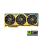 ASUS ROG ASTRAL GeForce RTX 5080 OC 16GB Dhahab Edition Graphics Card - Gold