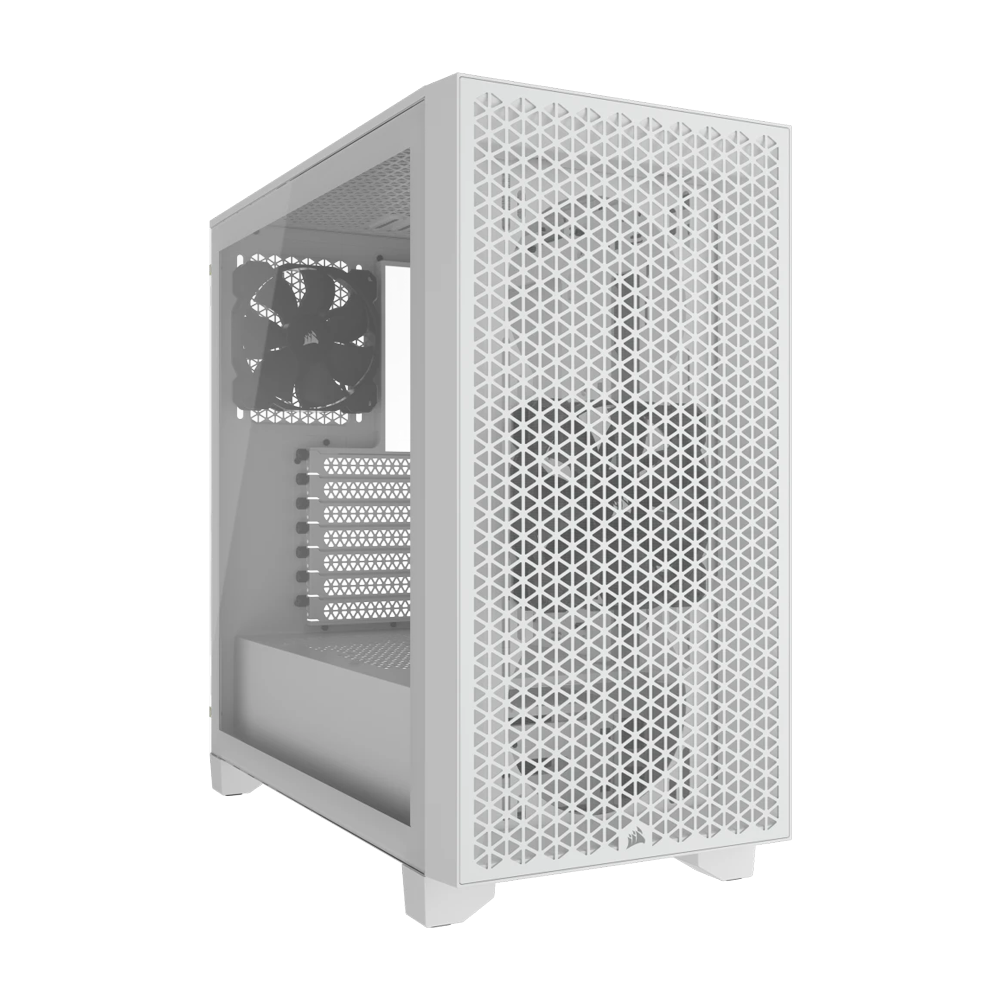 CORSAIR 3000D AIRFLOW Mid Tower Case - White