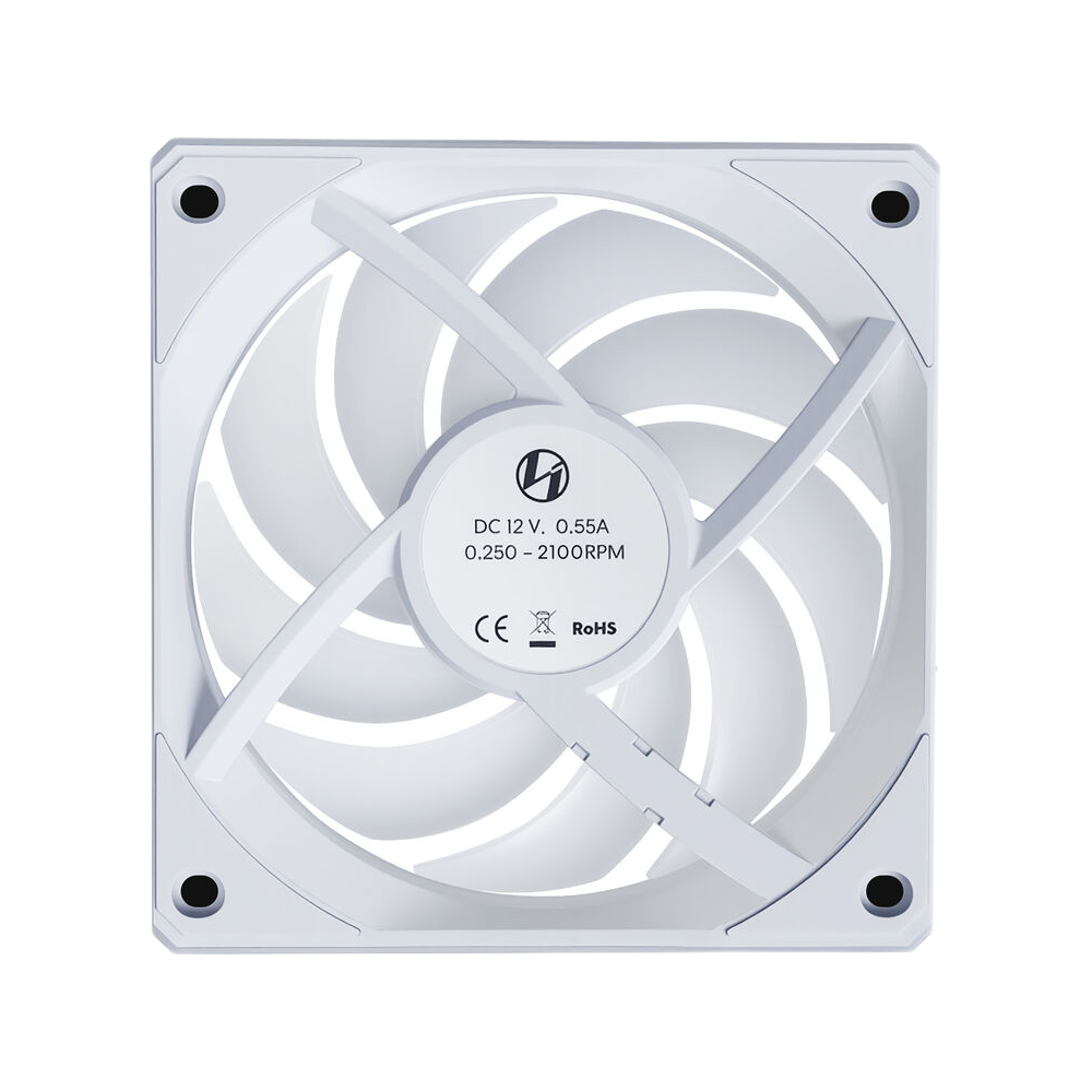 LIAN LI UNI FAN CL Wireless Reverse 120mm ARGB Case Fan - White