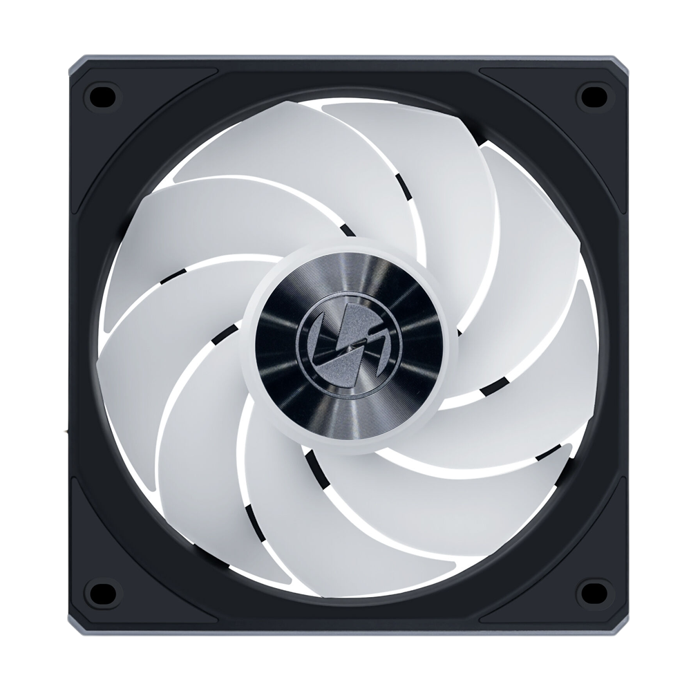LIAN LI UNI FAN CL Wireless Reverse 120mm 3 Pack ARGB Case Fans with Controller - Black