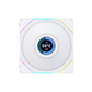 LIAN LI UNI FAN TL LCD RGB 120MM Case Fan - White