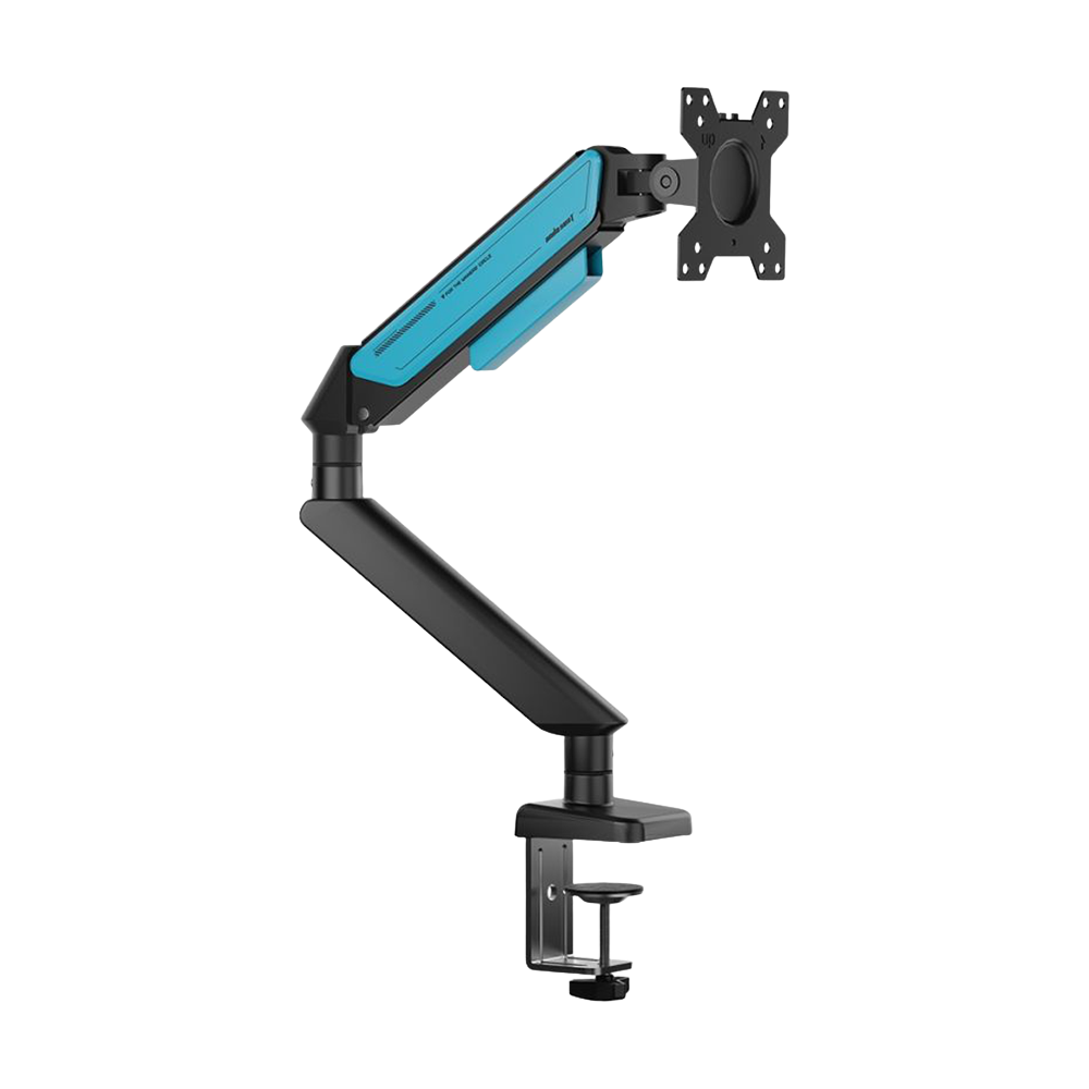 AndaSeat Stealth II A6D-2S Ergonomic Single Monitor Arm - Black/Blue