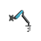 AndaSeat Stealth II A6D-2S Ergonomic Single Monitor Arm - Black/Blue