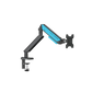 AndaSeat Stealth II A6D-2S Ergonomic Single Monitor Arm - Black/Blue
