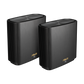 ASUS ZenWiFi AX XT8 - AX6600 Whole-Home Tri-band Mesh WiFi 6 System 2 Pack - Black