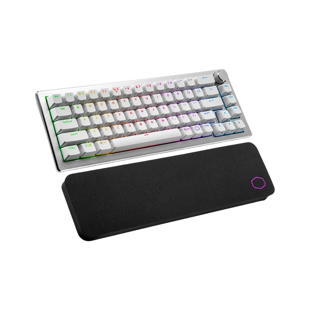 Cooler Master CK721 RGB Wireless Mechanical Blue Switch Keyboard - White