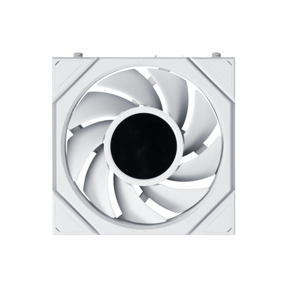LIAN LI UNI FAN TL Flex Reverse Blade Wireless ARGB With 1.8'' LCD Screen Case Fan - White