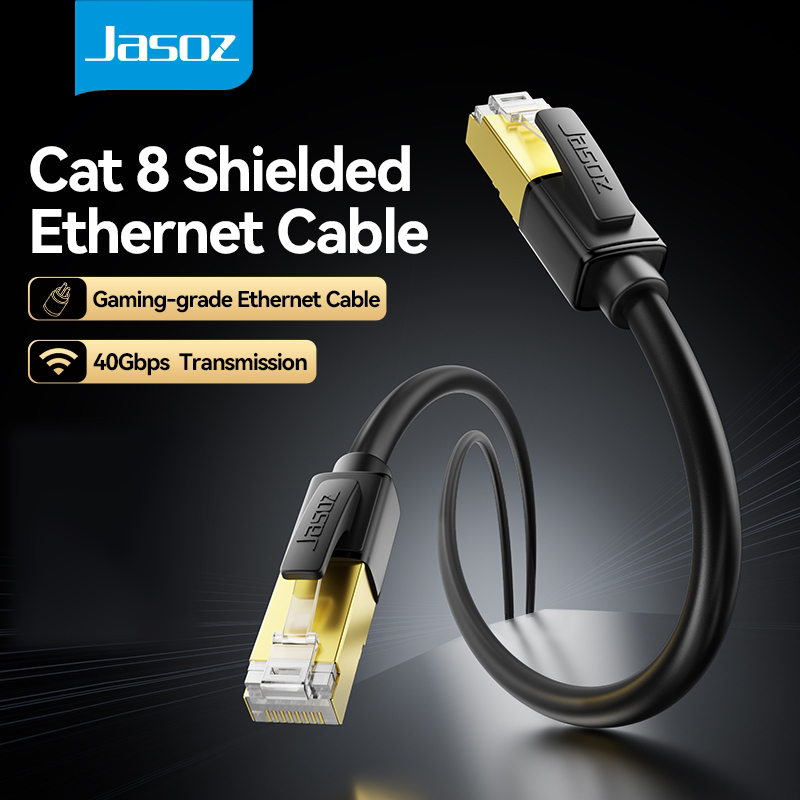 JASOZ CAT8 Sheilded Network Cable 3 Meter Black