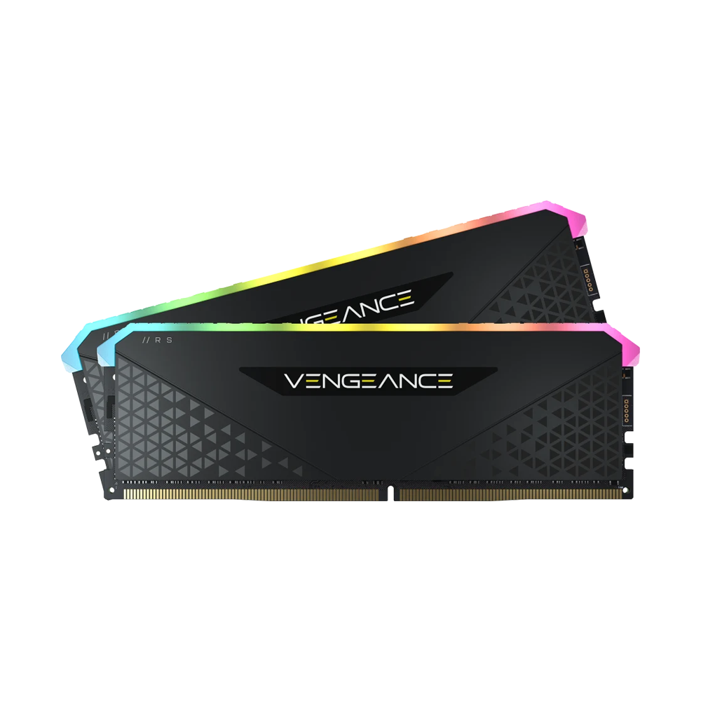 CORSAIR VENGEANCE RGB RS 16GB (2 x 8GB) DDR4 3200MHz C16 Memory - Black