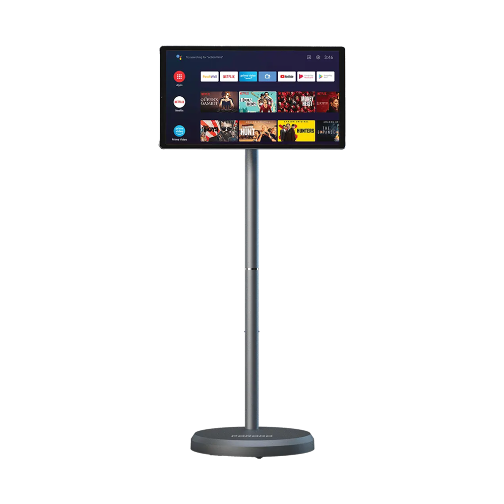 Porodo Surf 21.5" Portable Smart Monitor with 27000mAh Battery Capacity - Gray