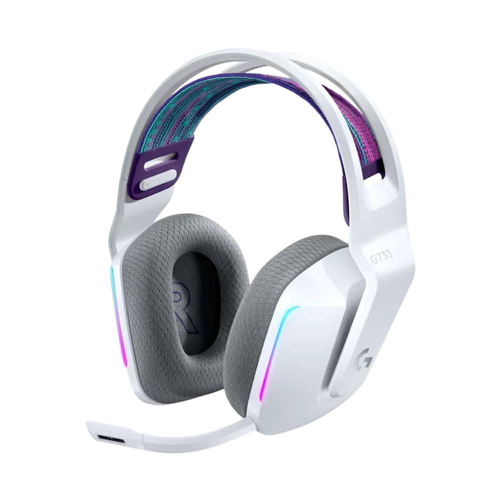 LOGITECH G733 LIGHTSPEED Wireless RGB Gaming Headset - White