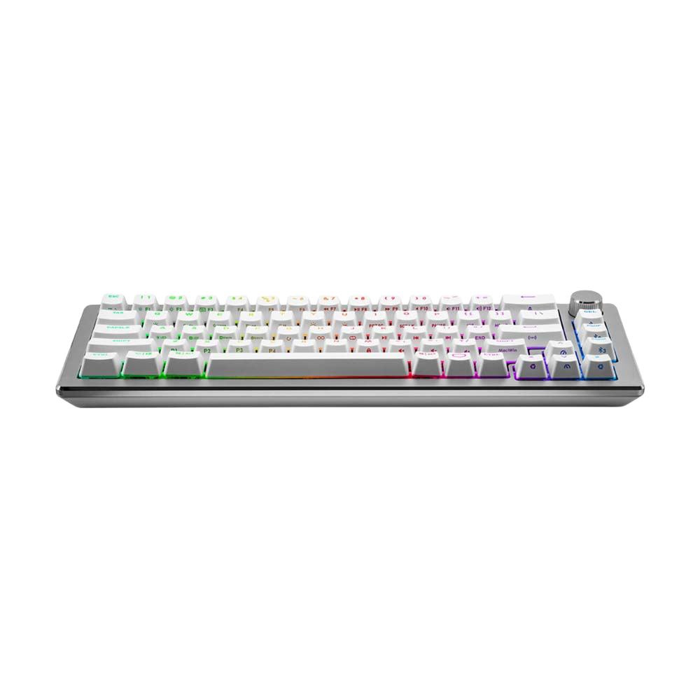 Cooler Master CK721 RGB Wireless Mechanical Blue Switch Keyboard - White