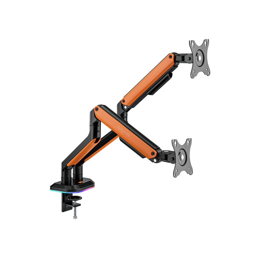 Sades Apep SA-MA02 Single Monitor Mount Arm - Black/Orange