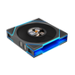 LIAN LI UNI FAN TL Flex Reverse Blade Wireless ARGB With 1.8'' LCD Screen Case Fan - Black