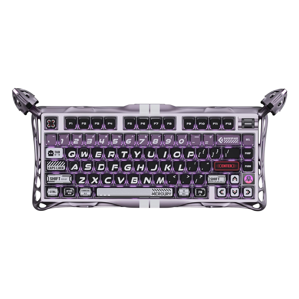 GravaStar Mercury V75 Pro 75% Hall Effect Magnetic Switch Wired Gaming Keybaord - Iron Purple