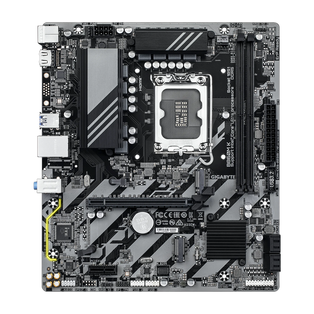 GIGABYTE B860M-K DDR5 Motherboard - Black