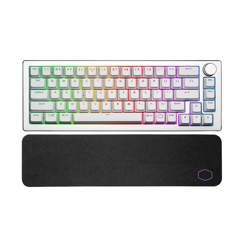 Cooler Master CK721 RGB Wireless Mechanical Blue Switch Keyboard - White