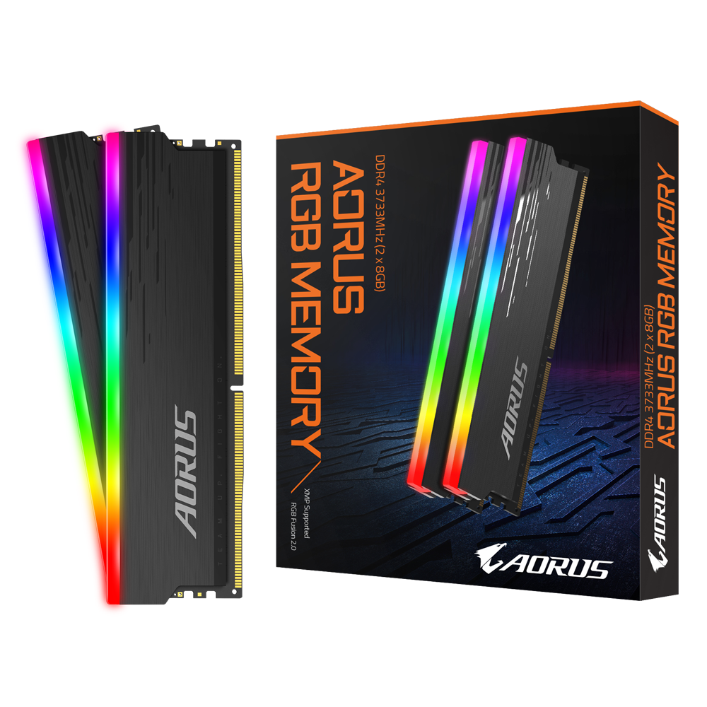 Gigabyte Aorus DDR4 3733MHz 16GB (2x8GB) RGB fusion 2.0 Memory