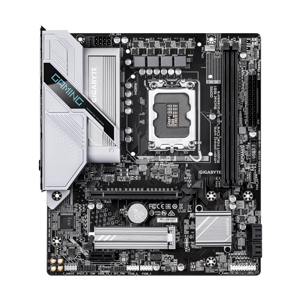 GIGABYTE H810M GAMING WIFI6 DDR5 Motherboard - Black