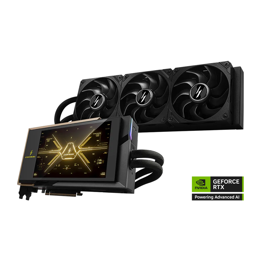 MSI LIGHTNING Z Nvidia GeForce RTX 5090 32GB Graphic Card - Black