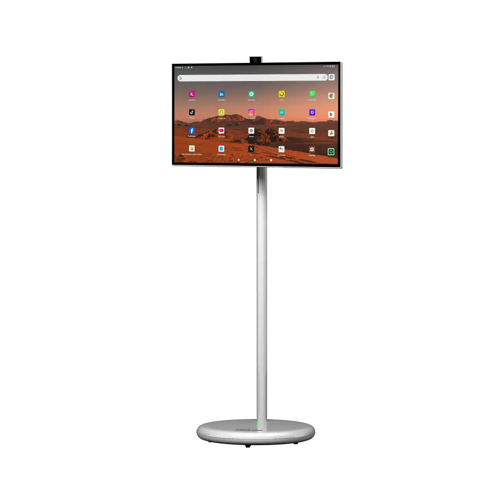 Green Lion THRONE 27 inch Portable Smart FHD Touchscreen TV – Android 15, 13MP Camera, 27000mAh Battery