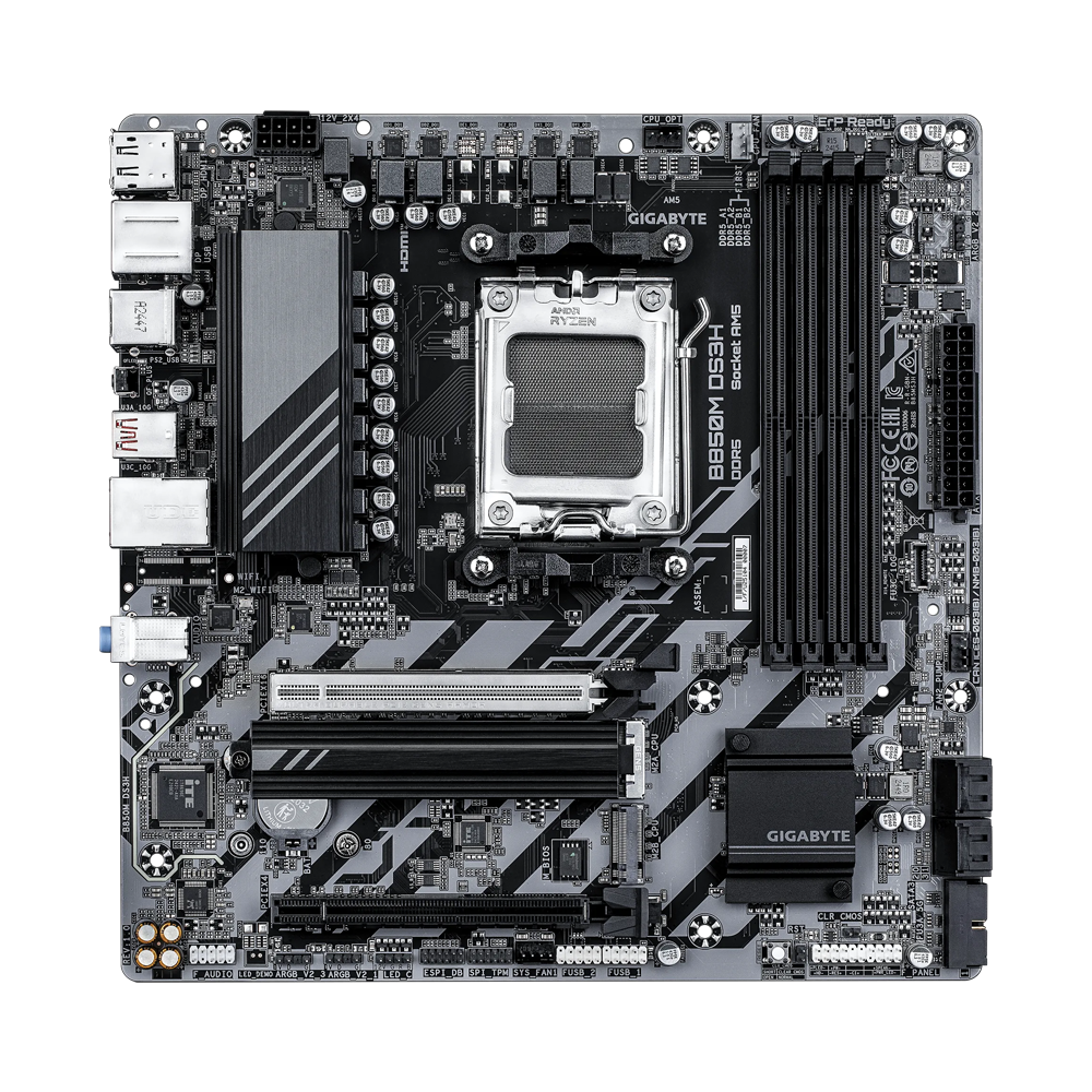 GIGABYTE B850M DS3H DDR5 Motherboard - Black