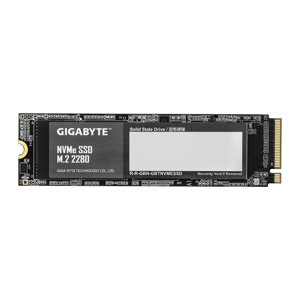 GIGABYTE M.2 2280 PCIe GEN3X4 NVMe SSD (R:1,900 MB/s  W:1,200 MB/s) - 512GB