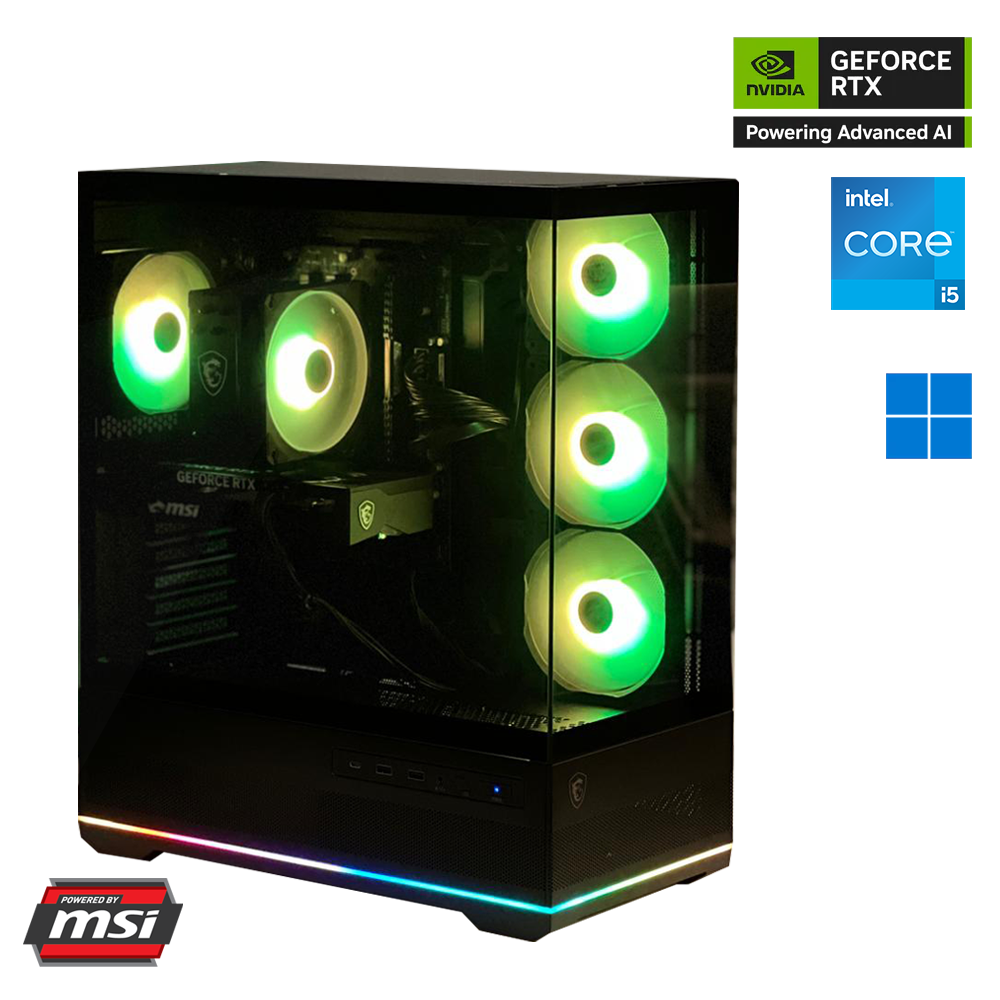 BattleCore i5 14th Gen Nvidia GeForce RTX 5050 8GB OC Gaming PC