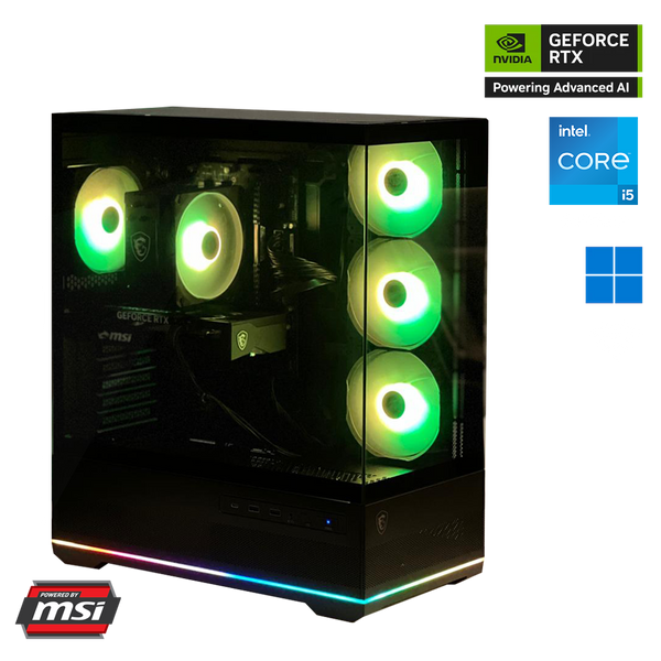 BattleCore i5 14th Gen Nvidia GeForce RTX 5050 8GB OC Gaming PC